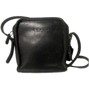 Coach Dark Leather Crossbody Bag